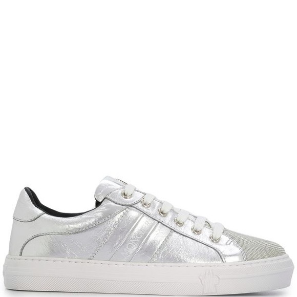 Moncler Ariel silver sneakers - Picture 5 of 11